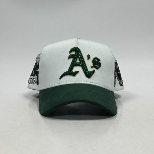 A’s white and green