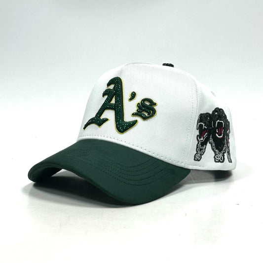 A’s white and green