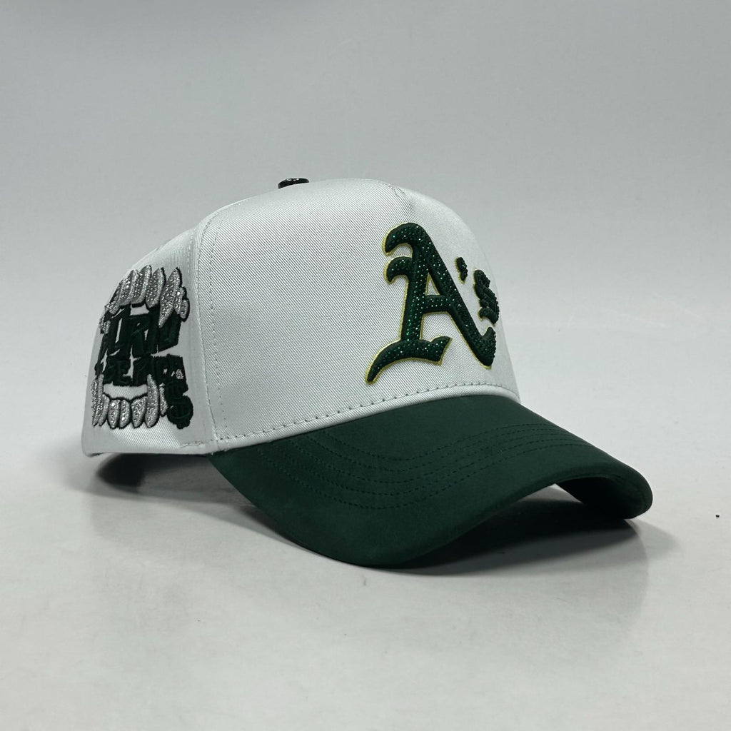 A’s white and green