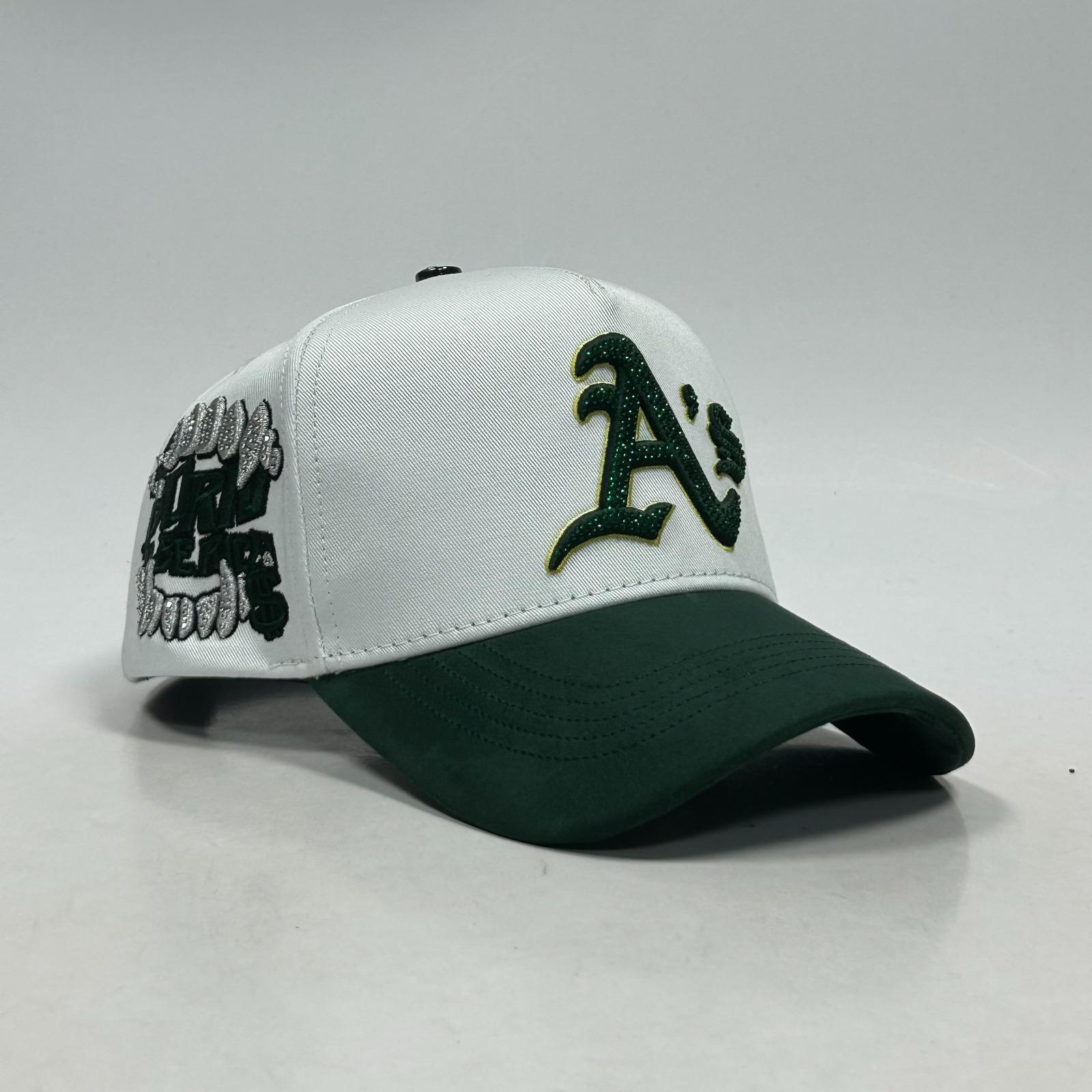 A’s white and green