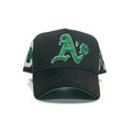 A’s black and green