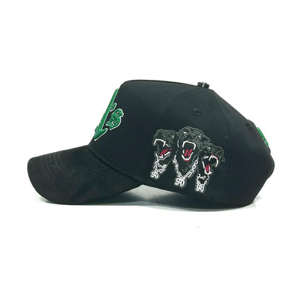 A’s black and green