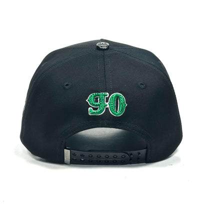 A’s black and green