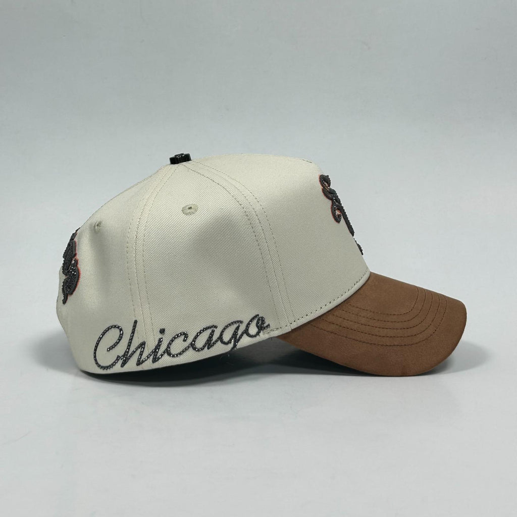 Sox beige and brown