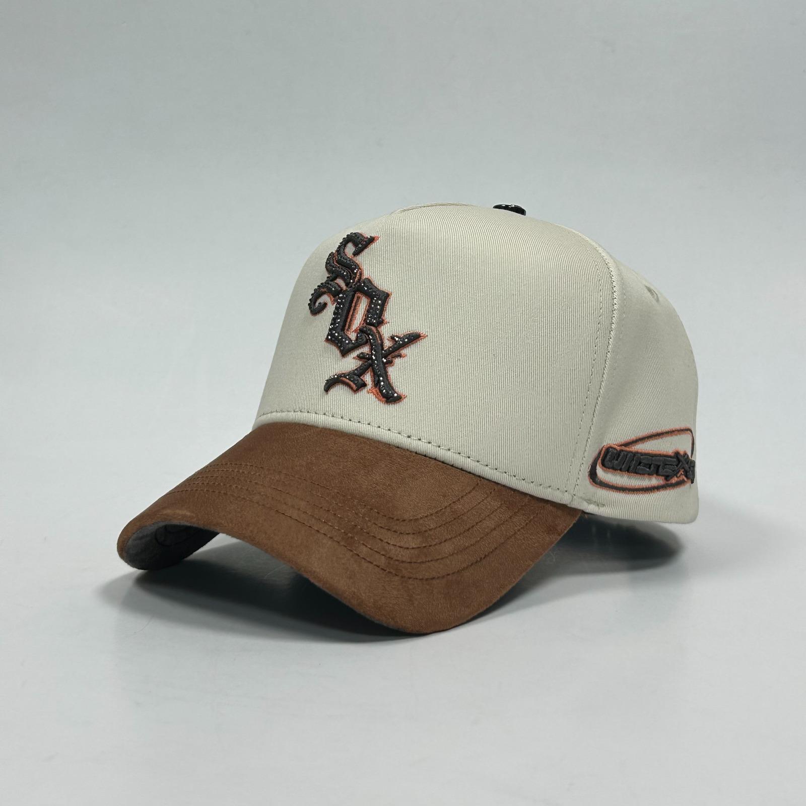 Sox beige and brown