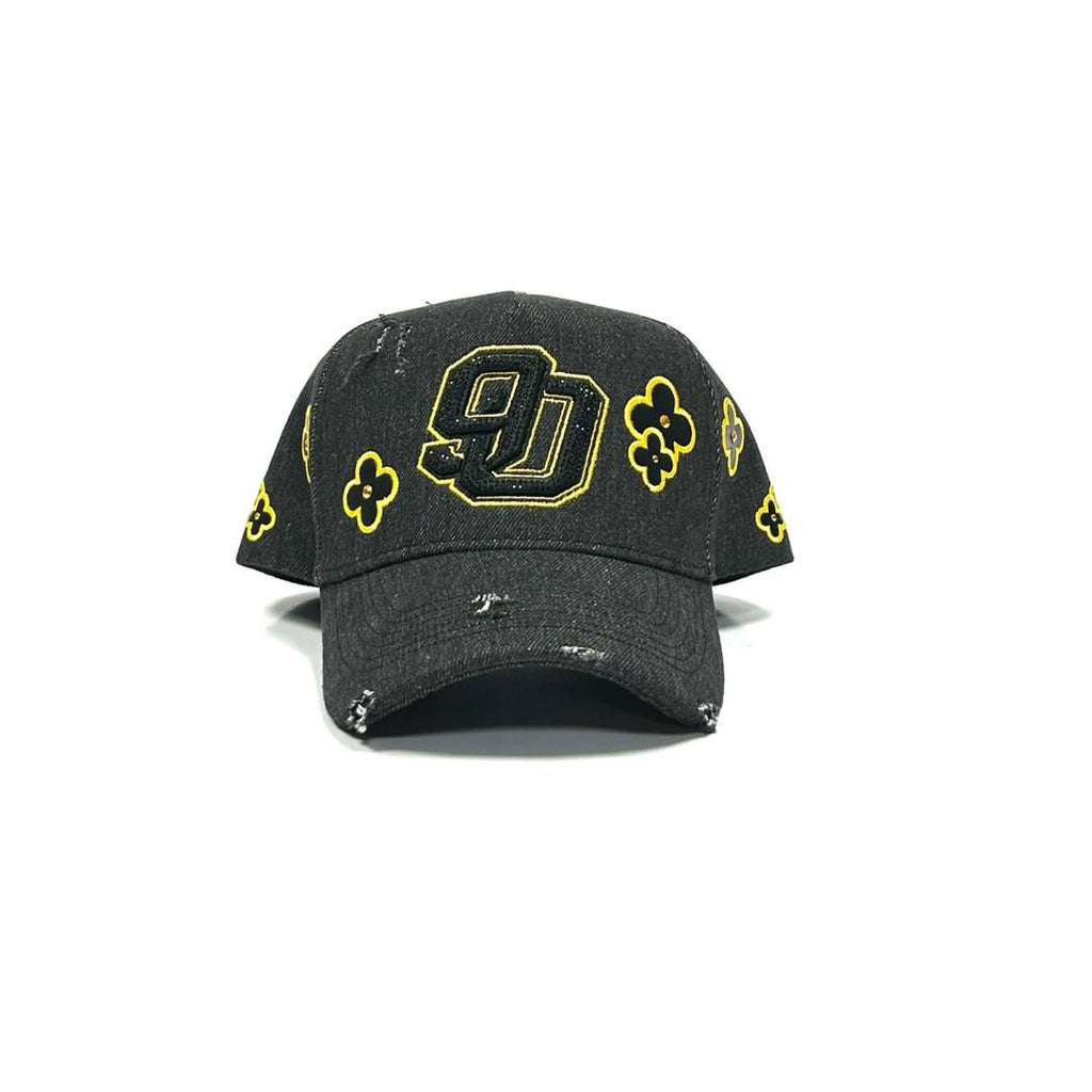 90 flowers black