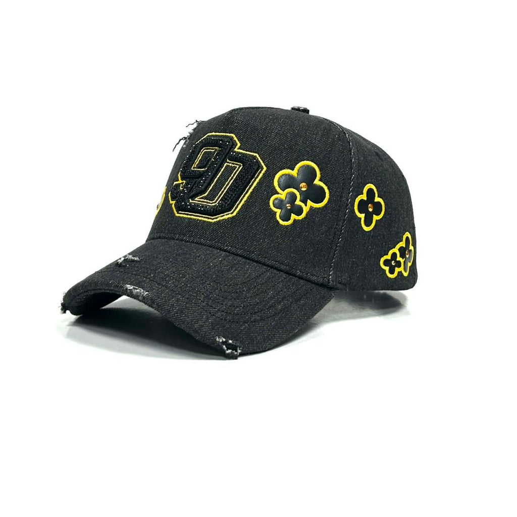 90 flowers black