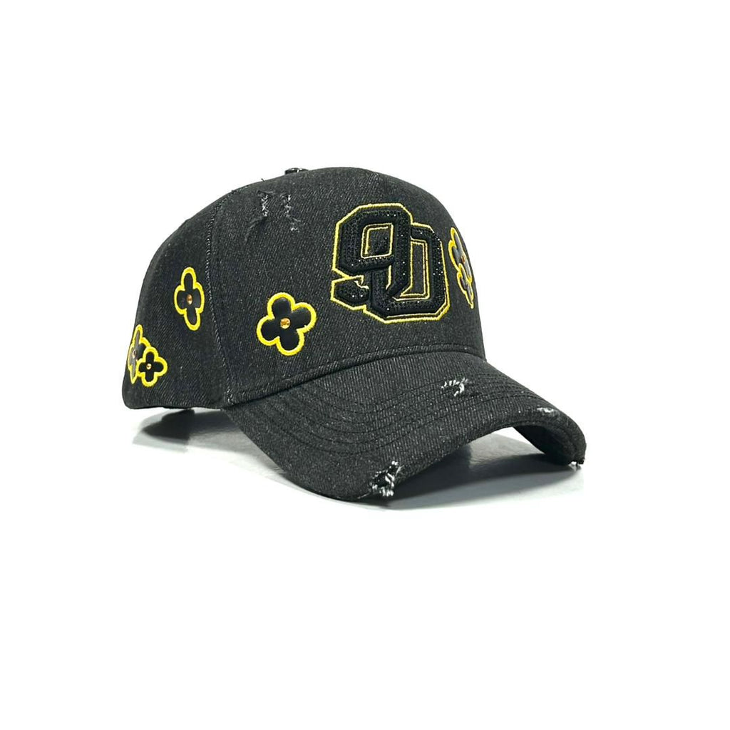90 flowers black
