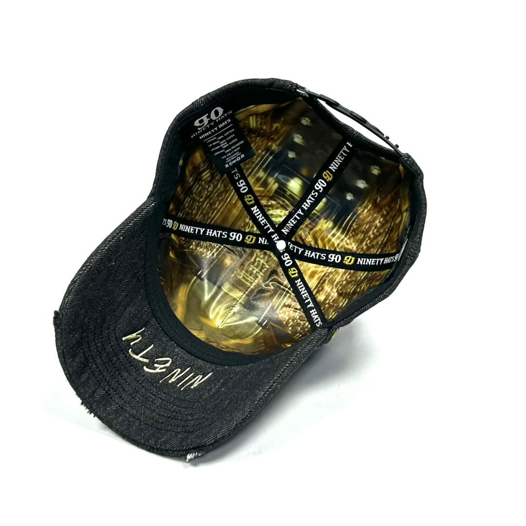 90 flowers black